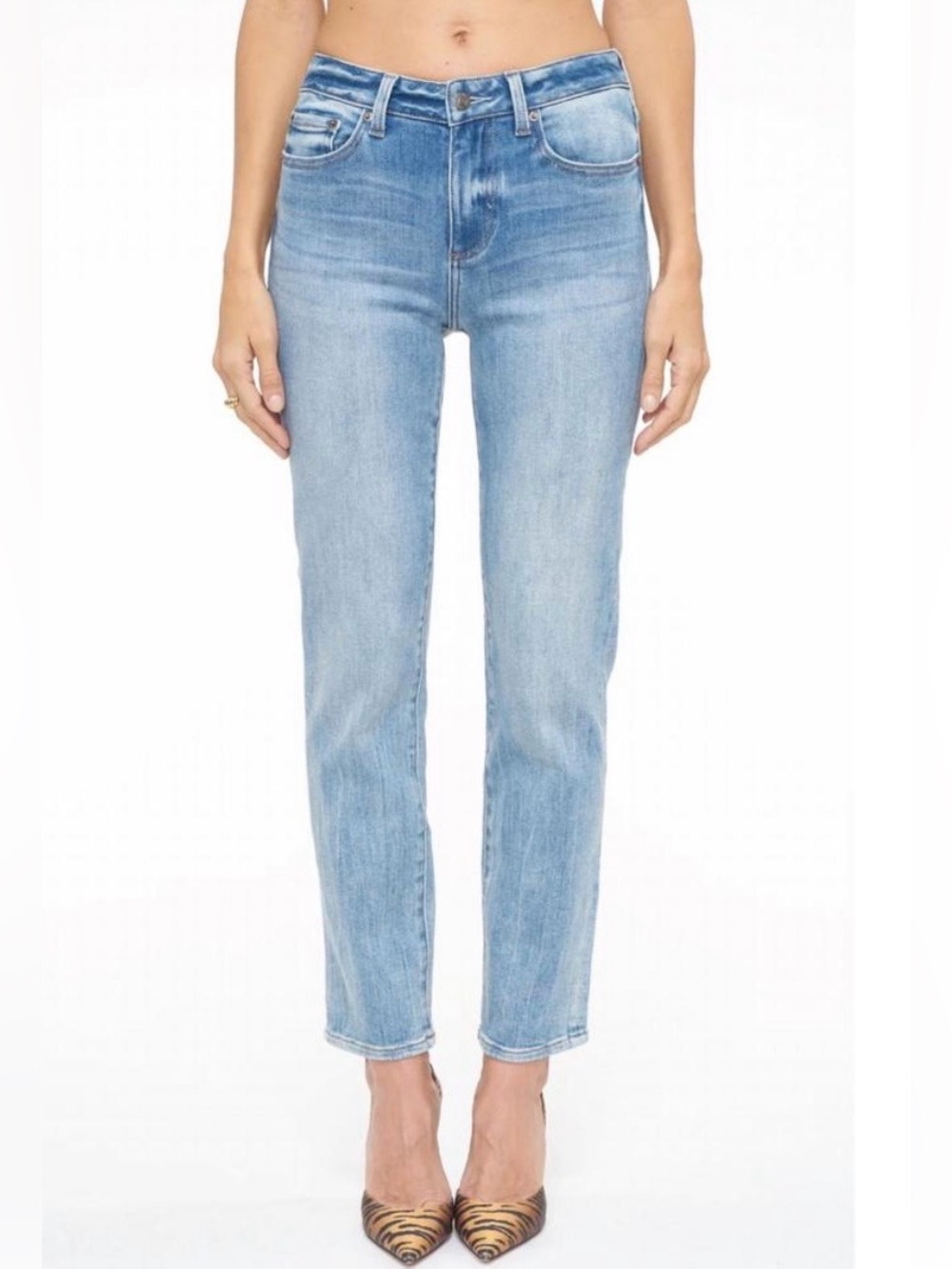 NWT PISTOLA Monroe High Rise Cigarette Jeans Size 25 🦋🦋🦋